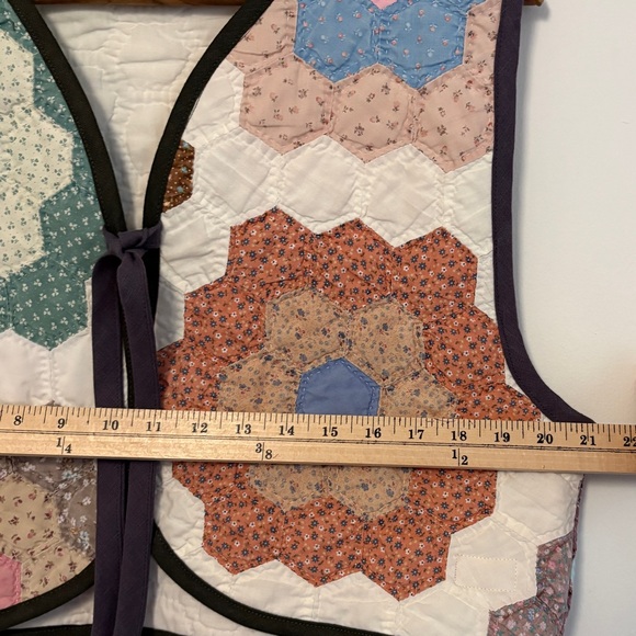 Patchwork Quilted Vest - Multicolor - Picture 5 of 5